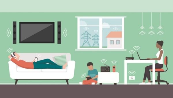 Elektromagnetické polia v domácnosti. Zdroj: iStock.com / elenabs